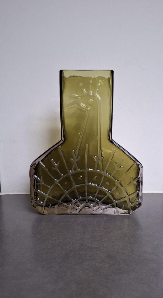 *Kunstglas Wiktor Berndt voor Flygsfors 60/65, Ophalen of Verzenden