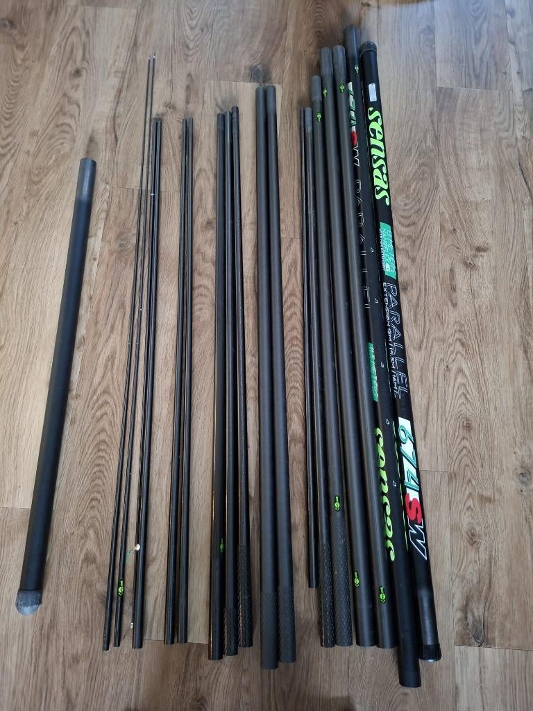 Sensas 674 SW - 13m vaste stok pack!, Watersport en Boten, Ophalen, Zo goed als nieuw, Vaste hengel