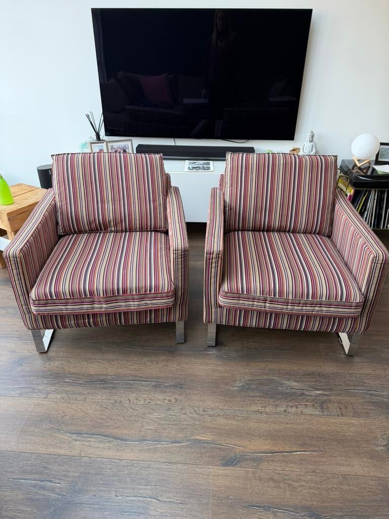 IKEA Melby gestreepte fauteuils, Ophalen, 75 tot 100 cm