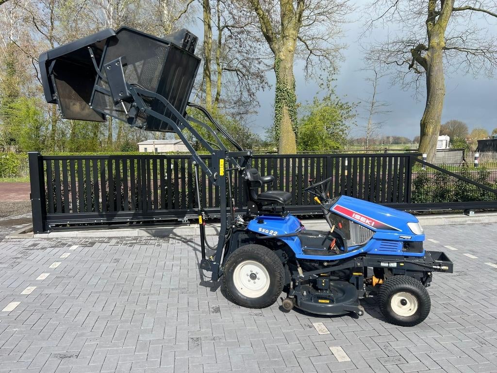 Iseki SXG 22 hooglosser / hooglossende zitmaaier, Tuin en Terras, Zitmaaiers, Gebruikt, 120 cm of meer, Ophalen