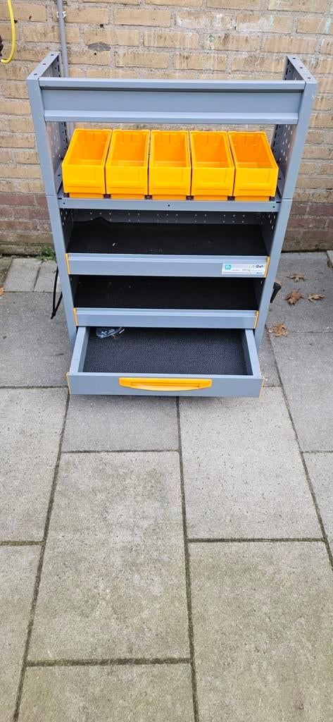 Store Van Bedrijfswageninrichting Stelling met Lades, Ophalen of Verzenden