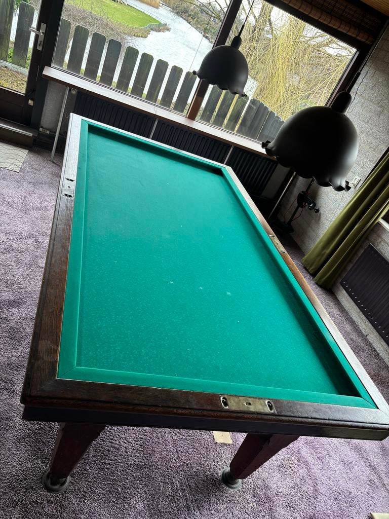 Professionele Biljarttafel Café Model 232cm x 131cm, Ophalen, Gebruikt, Biljarttafel
