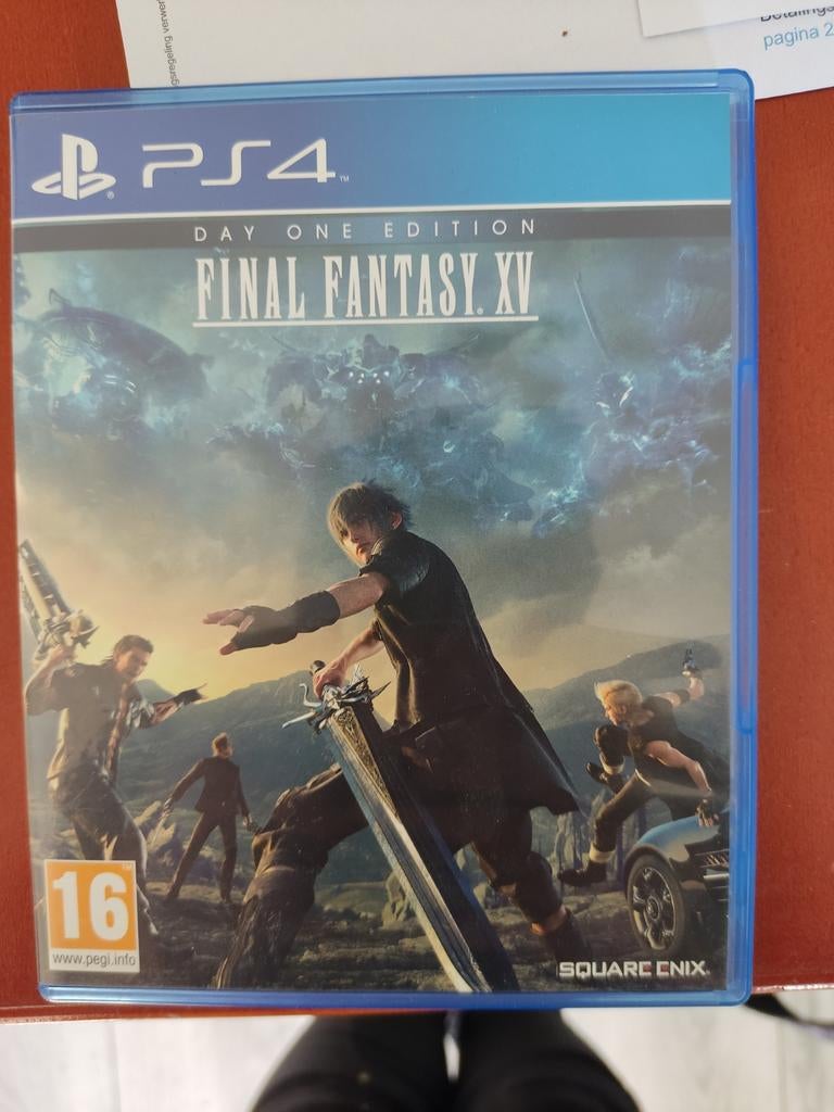 Final Fantasy XV - Day One Edition, Spelcomputers en Games, Games | Sony PlayStation 4, Ophalen, 1 speler, Zo goed als nieuw, Role Playing Game (Rpg)