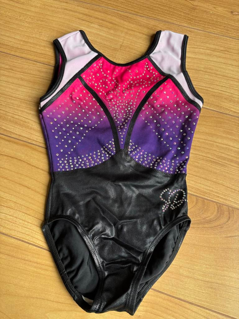 Sparkle and dream turnpakje maat CME 122/128, Sport en Fitness, Turnen, Ophalen, Paars, Kindermaat 122 t/m 140, Zo goed als nieuw