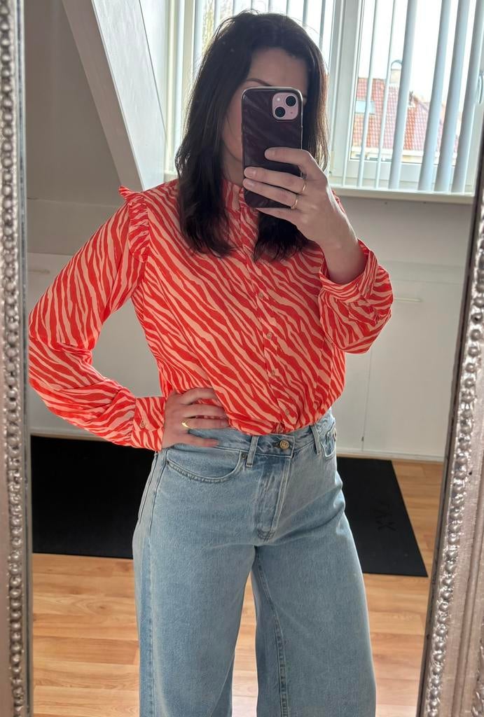 Notes du Nord blouse koraal, Ophalen of Verzenden, Zo goed als nieuw, Maat 38/40 (M), Oranje