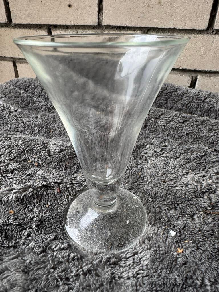 Glazen vaas, Overige kleuren, Ophalen of Verzenden, Minder dan 50 cm, Glas