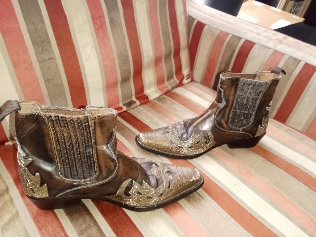Vintage Coolman Cowboylaarzen Maat 41, Ophalen of Verzenden, Gedragen, Coolman, Boots