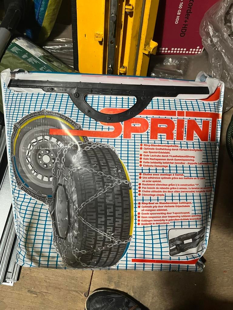 Sneeuwkettingen Ring-Snel Standmontage - 13-16 inch banden, Ophalen of Verzenden, Zo goed als nieuw