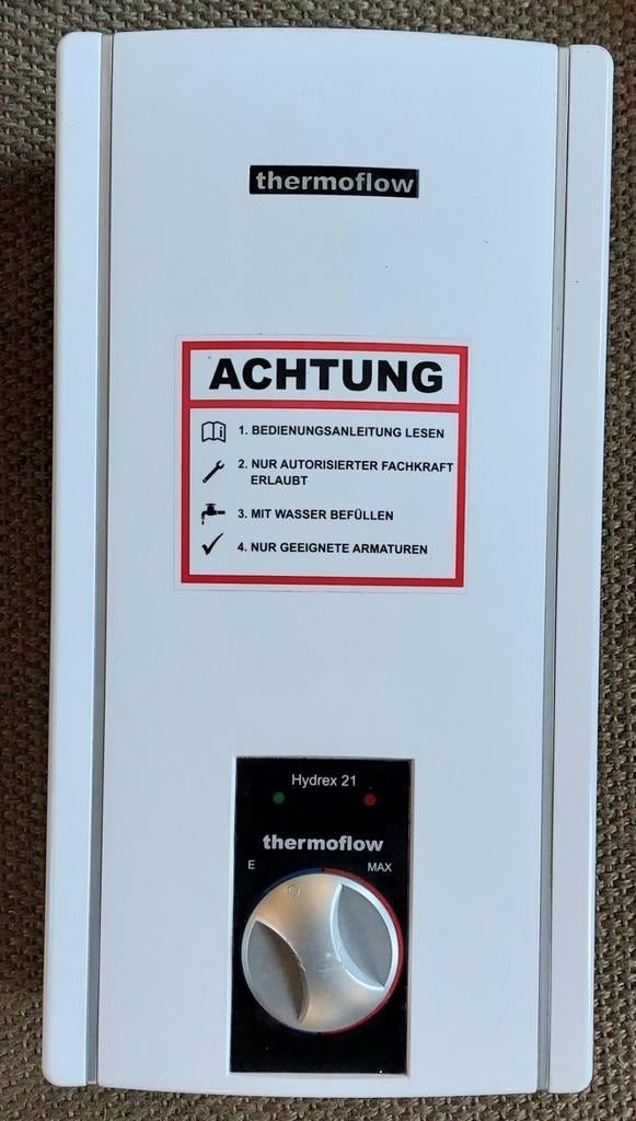 Thermoflow Hydrex 21 kw doorstroom verwarmer, Doe-het-zelf en Verbouw, Geisers en Boilers, Minder dan 20 liter, Ophalen of Verzenden