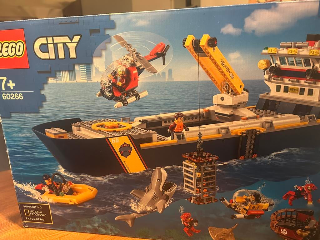 LEGO City 60266 Oceaan Onderzoekschip, Ophalen of Verzenden, Gebruikt, Complete set, Lego
