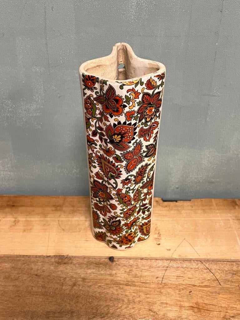 Vintage radiator waterbakje floral porselein, Ophalen of Verzenden, Gebruikt