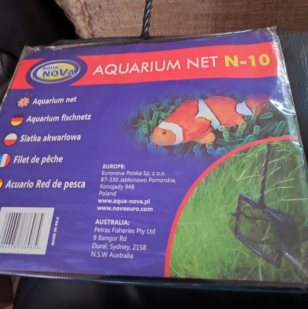 Aquarium vis net, Ophalen of Verzenden, Zo goed als nieuw