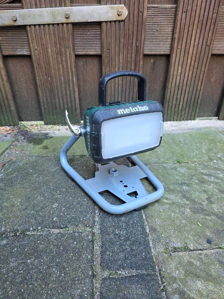 Metabo LED Lamp - Gebruikt, Gebruikt, Minder dan 50 watt, Met statief, Ophalen of Verzenden