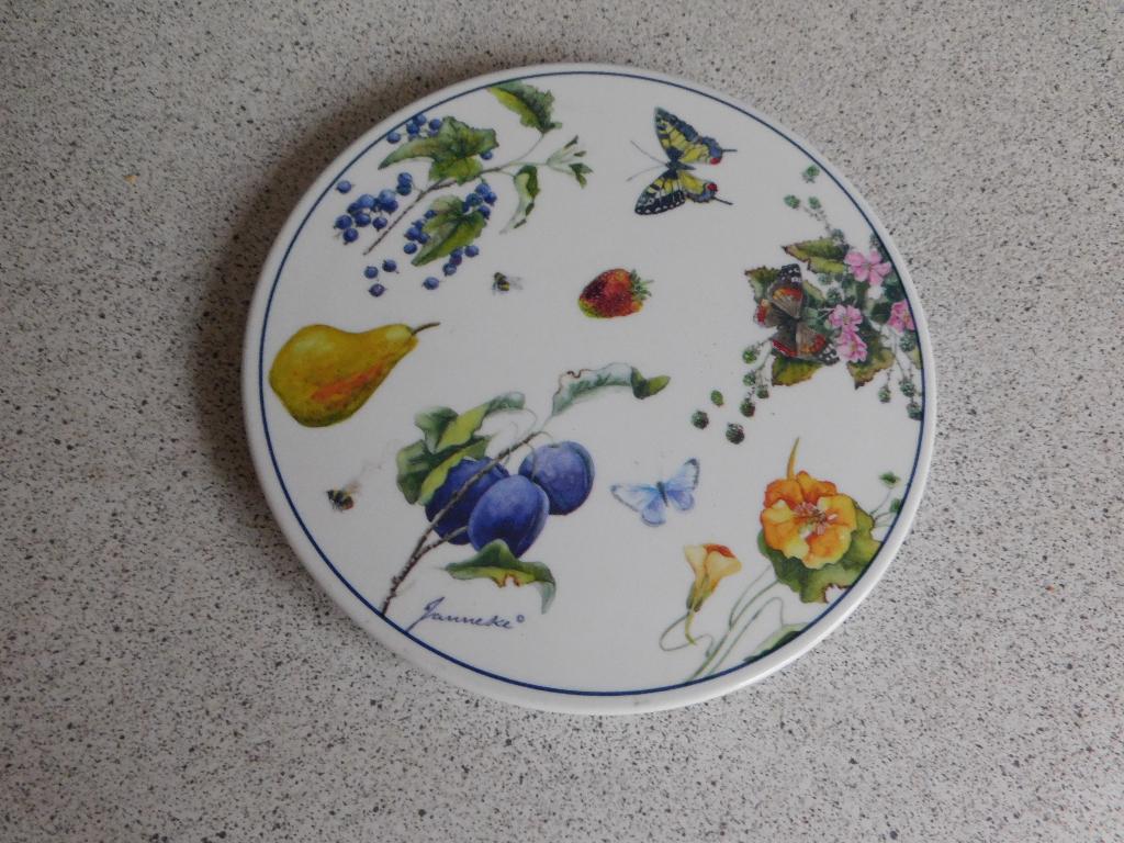 Onderzetter 18 cm. Fruit & Flowers JBS Janneke Brinkman, Ophalen of Verzenden, Gebruikt, Pot of Pan