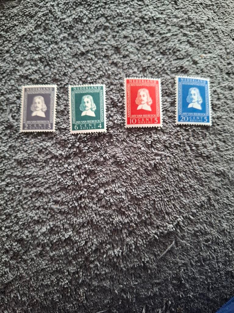 Nederland Van Riebeeck zegels 1952, Postzegels en Munten, Verzenden, Na 1940, Postfris
