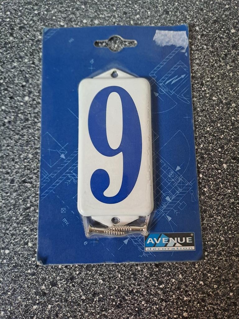 Huisnummer 9 - Nieuw in verpakking, Avenue Decoration, Onbekend, Nieuw, Ophalen of Verzenden