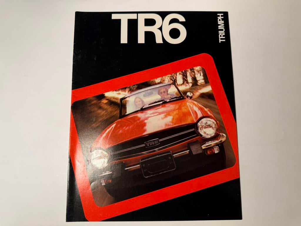 Triumph Tr6 Brochure 1975, Gelezen, Diverse auteurs, Ophalen of Verzenden, Overige merken