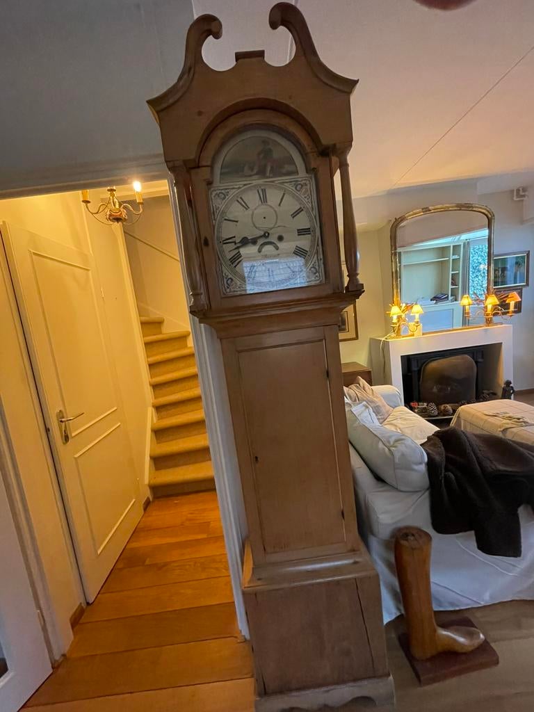 Staande klok, Ophalen