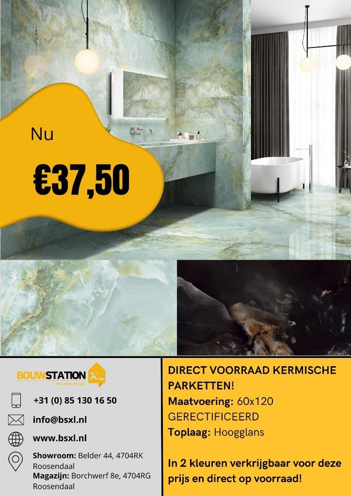 Actie Hoogglans tegels uit voorraad leverbaar !!!, Nieuw, Ophalen of Verzenden, 20 tot 40 cm, 10 m² of meer