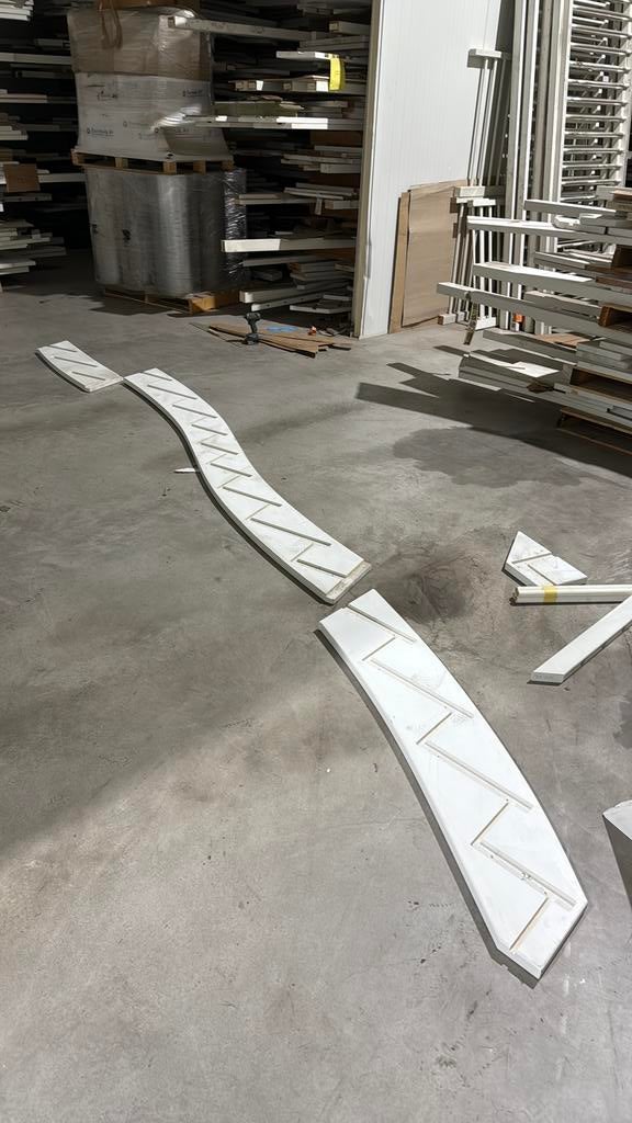 Halfslag trap 2910 hoog dichte trap, Doe-het-zelf en Verbouw, Ophalen, 2 tot 4 meter