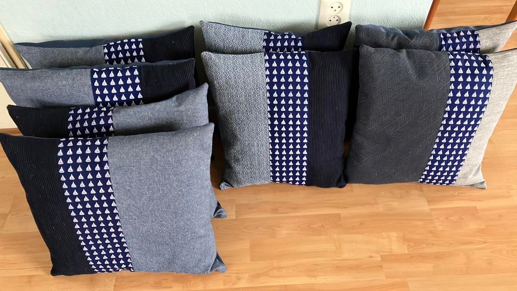 Kussens met nautisch motief voor boot of camper, Watersport en Boten, Accessoires en Onderhoud, Ophalen of Verzenden, Nieuw, Interieur en Kussens