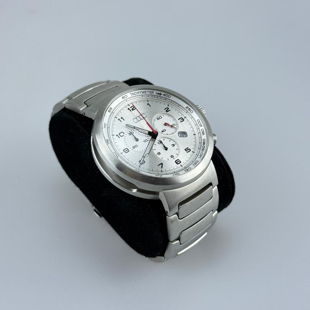 Audi horloge limited edition100900300, Overige merken, Staal, Polshorloge, Ophalen of Verzenden