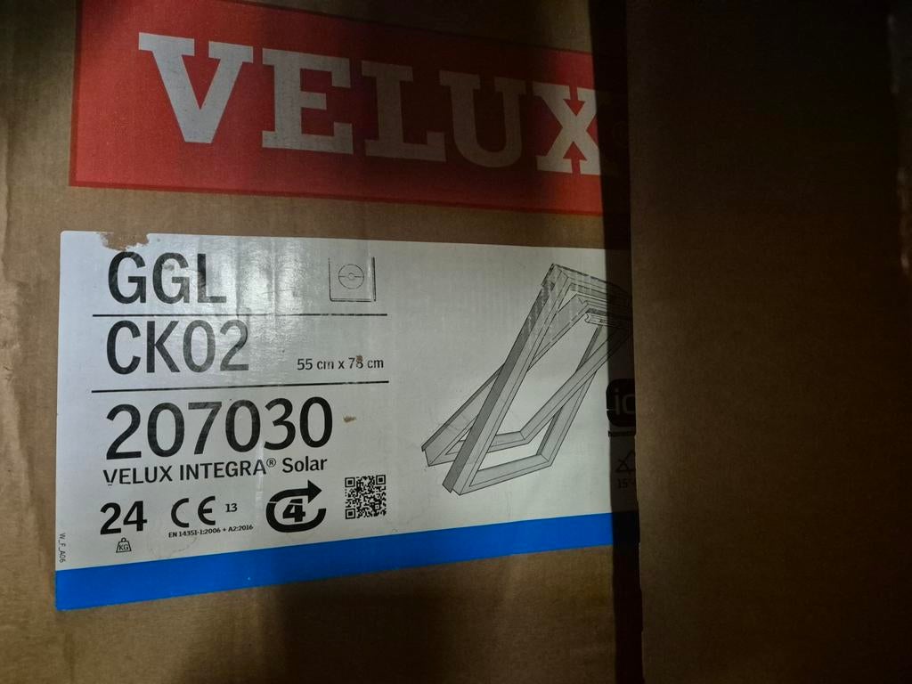 Velux dakraam GGL ck02 207030 - 55x78, Minder dan 80 cm, Nieuw, Ophalen of Verzenden, Dubbelglas