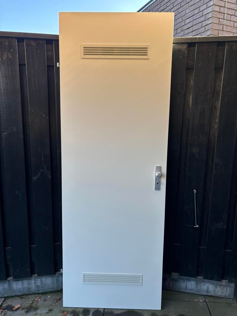 GRATIS Meterkast deur (Berkvens) met slot, Doe-het-zelf en Verbouw, Gebruikt, Minder dan 80 cm, Binnendeur, Ophalen of Verzenden