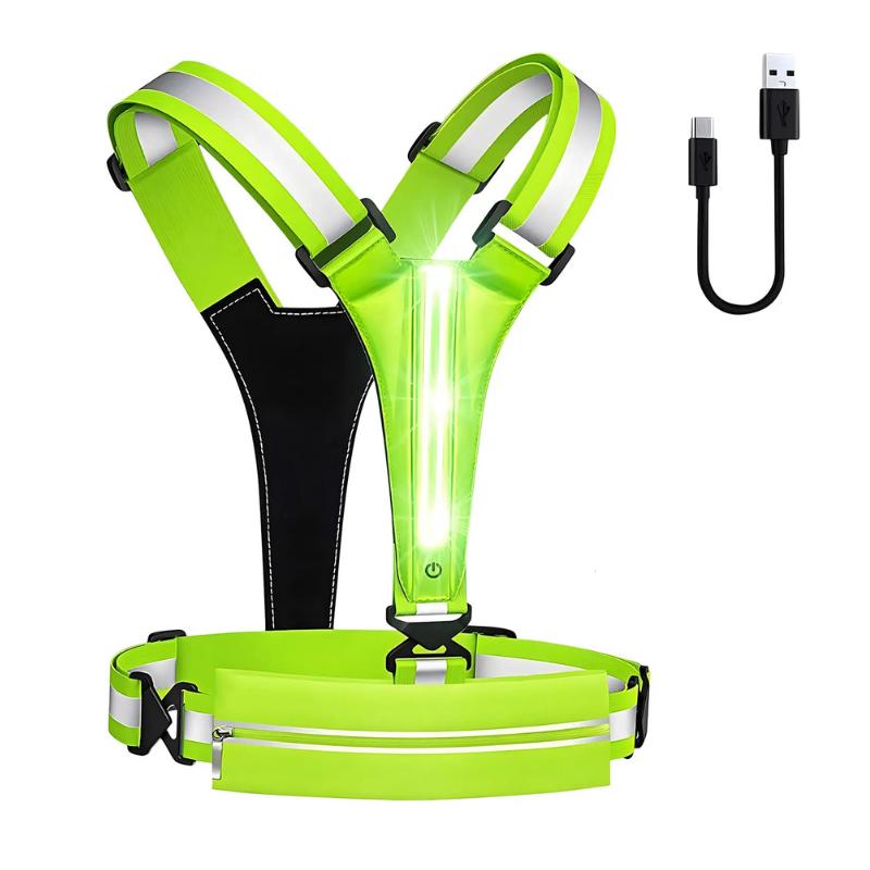 Hardloop wandel vest met verlichting en telefoonvak, Overige merken, Verzenden, Overige typen, Nieuw