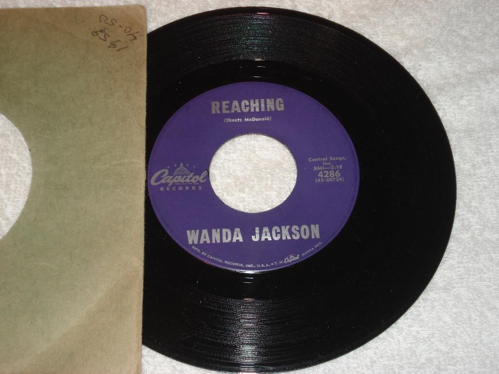 Wanda Jackson    Reaching   Usa    Orgineel, Ophalen of Verzenden, Zo goed als nieuw, Country en Western