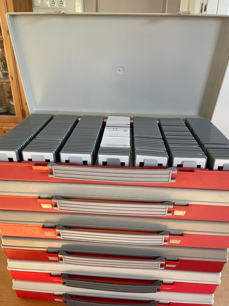 13 lege dia opbergdozen voor 7x36 dia’s per doos, Audio, Tv en Foto, Diaprojectors, Ophalen, Zo goed als nieuw