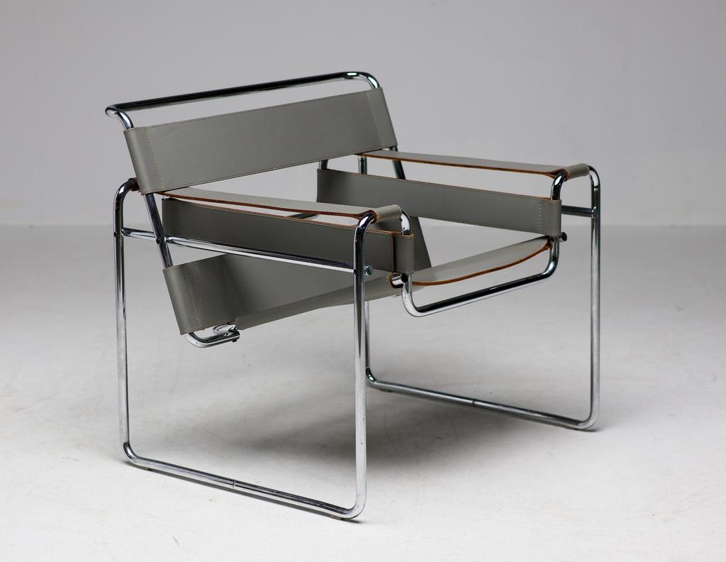 Wassily Chair — Marcel Breuer, Gavina, Ophalen, -, Zwart, -