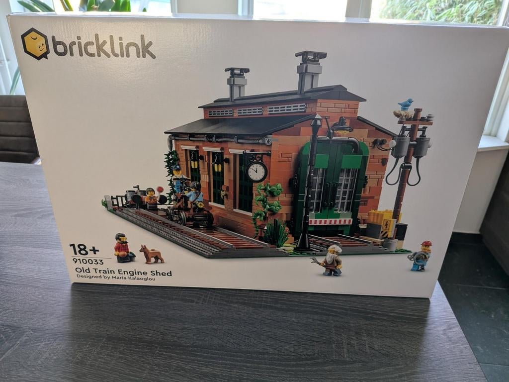 Lego 910033 Old Train Engine Shed, Ophalen of Verzenden, Zo goed als nieuw, Complete set, Lego