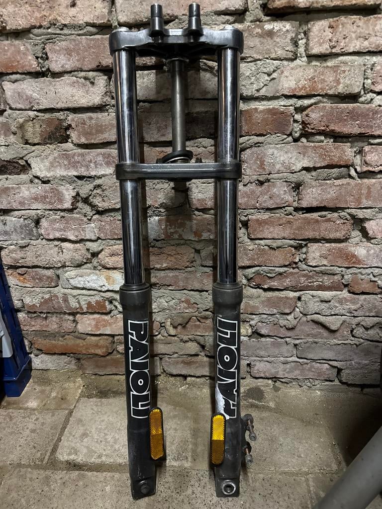 Derbi xtreme voorvork verschillende staten 12mm as, Fietsen en Brommers, Frame, Gebruikt, Derbi, DERBI