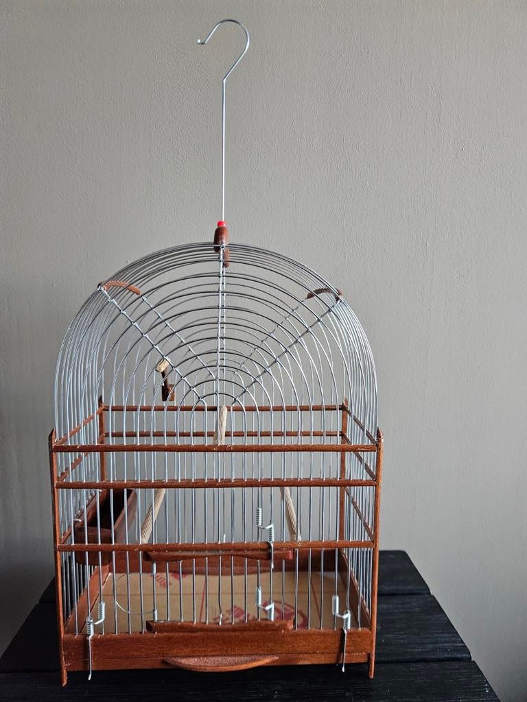 Te koop rowti kooi, Dieren en Toebehoren, Vogels | Hokken en Kooien, Ophalen, Hout, Vogelkooi