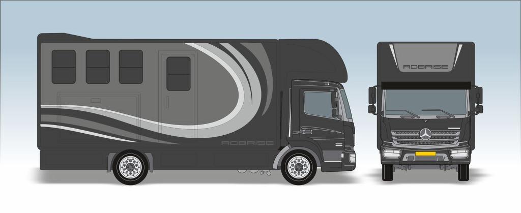 PAARDENVRACHTWAGEN ROBRISE HORSETRUCKS, Dieren en Toebehoren, Ophalen, Nieuw