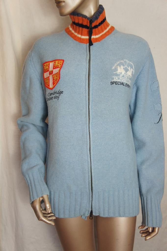 LA MARTINA vest maat L LANA, Verzenden, Zo goed als nieuw, Maat 38/40 (M), Blauw