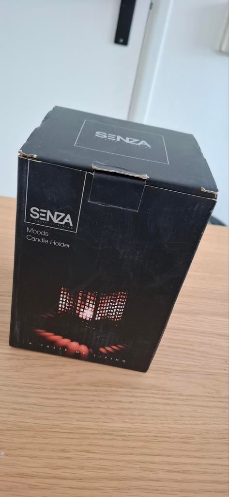 Senza Kaarsenhouder / Kandelaar, Zwart, Nieuw, Ophalen of Verzenden, Metaal