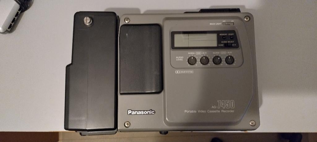 panasonic portable recorder ag7450 in zeer goede staat, Ophalen, Gebruikt, Videoband