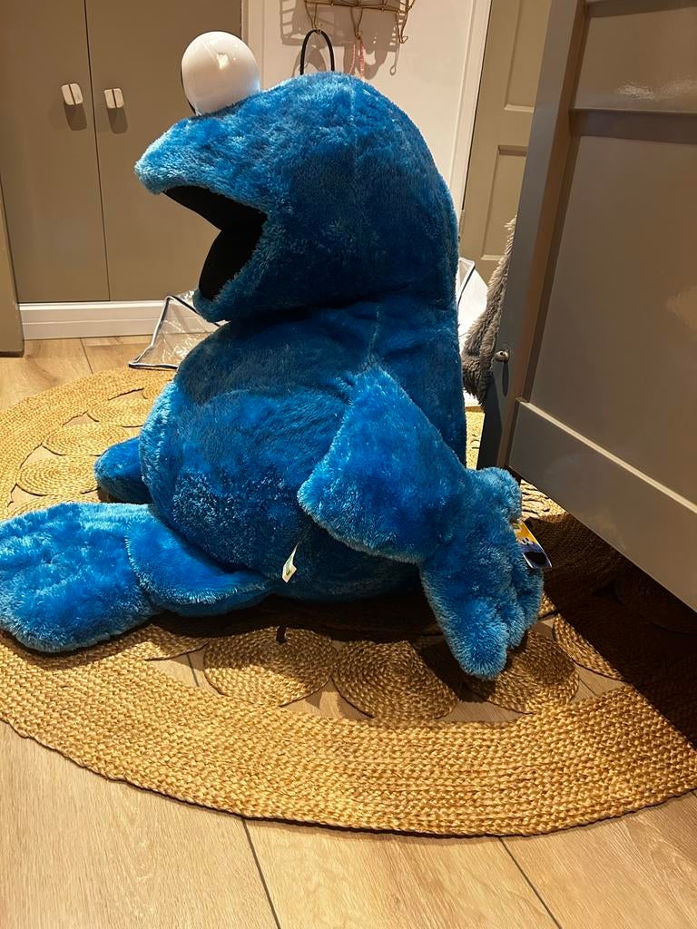Grote Koekiemonster Knuffel - Sesamstraat, Ophalen, Gebruikt, Overige typen