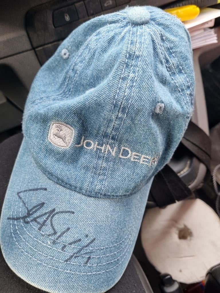 Seasick steve Baseball cap gesigneerd + drumstok gesigneerd, Verzamelen, Muziek, Artiesten en Beroemdheden, Nieuw, Kleding, Gesigneerd