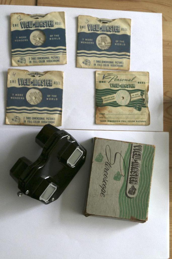 2 stuks viewmasters met plaatjes, Verzamelen, Speelgoed, Ophalen of Verzenden, Gebruikt