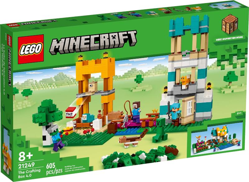 Lego Minecraft 21249 De Crafting-box 4.0, Kinderen en Baby's, Speelgoed | Duplo en Lego, Ophalen of Verzenden, Nieuw, Complete set