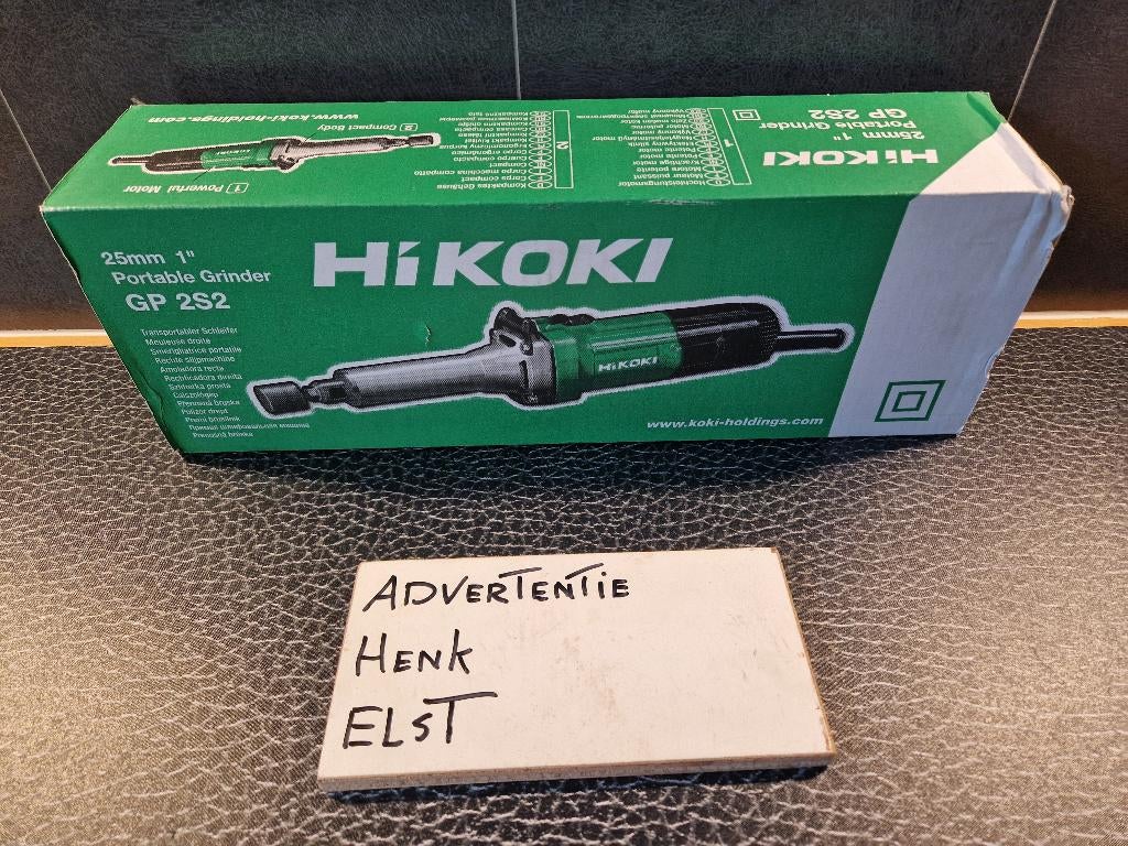 Hikoki GP 2S2 rechte slijper NIEUW, Doe-het-zelf en Verbouw, Gereedschap | Slijpmachines, Ophalen of Verzenden, Nieuw, Minder dan 700 watt