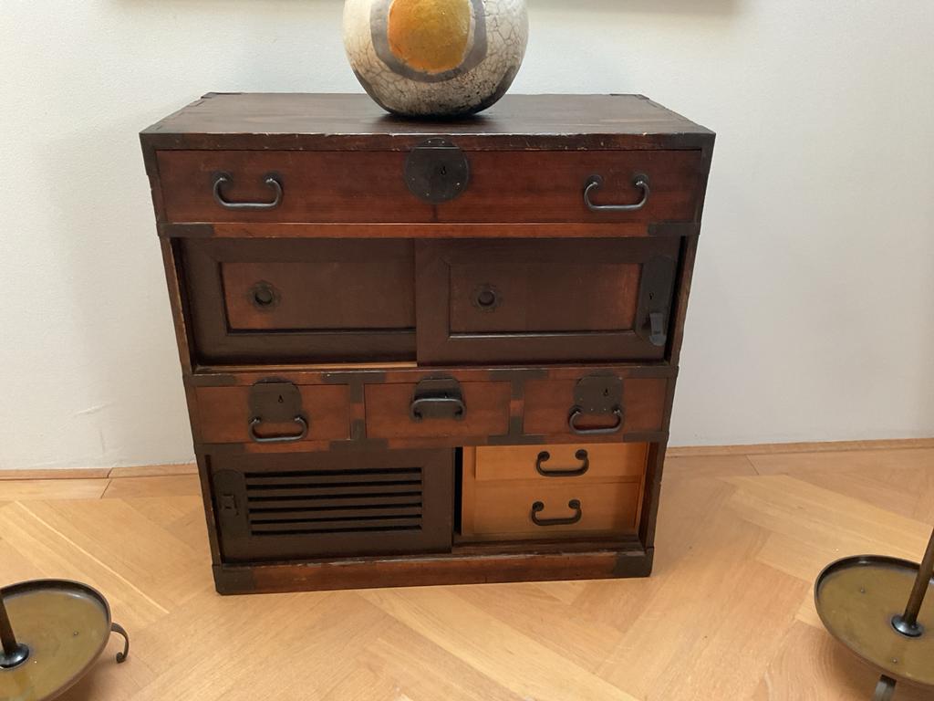 Antieke Japanse Temoto-Dansu 19e eeuw, Antiek en Kunst, Antiek | Meubels | Kasten, Ophalen