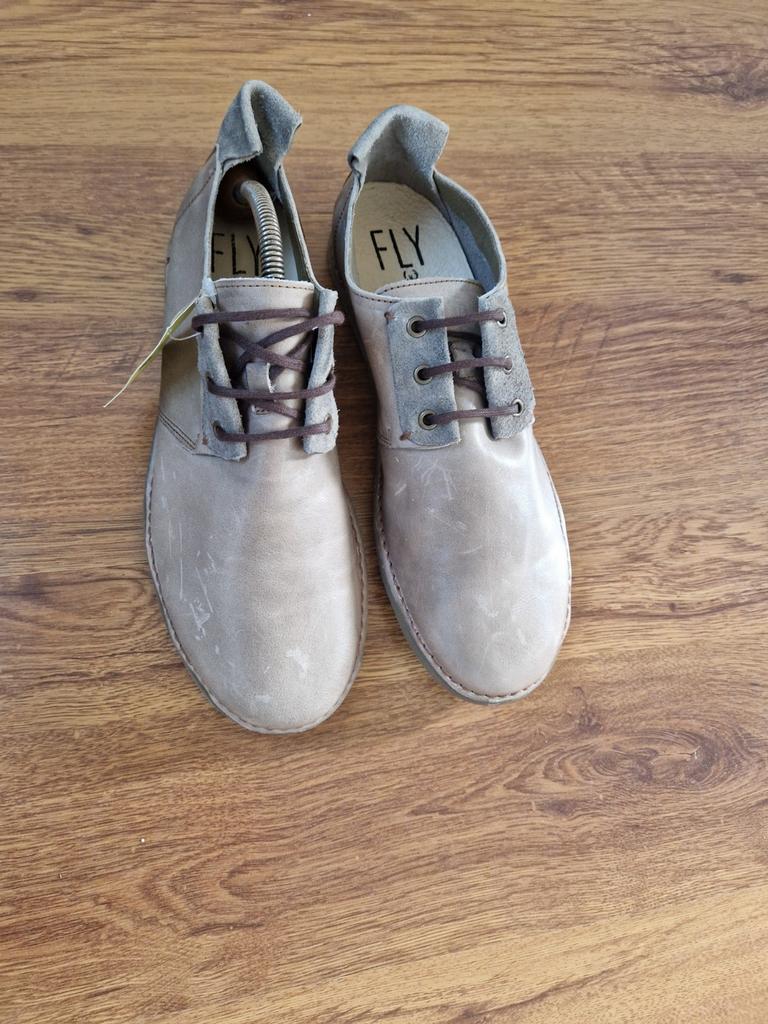 Luxe heren veterboots van Fly London t.w.v  €120, Kleding | Heren, Schoenen, Nieuw, Boots, Bruin, Ophalen of Verzenden