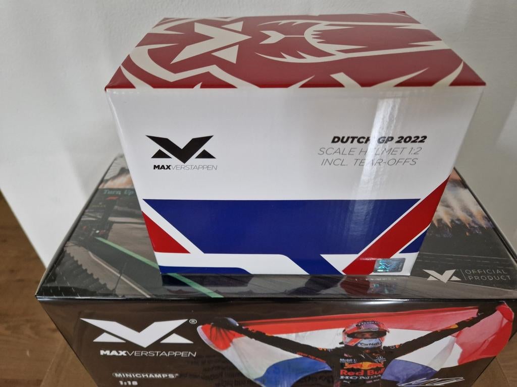 Max Verstappen Helm 1:2 Zandvoort 2022 - Nieuw!, Verzamelen, Ophalen of Verzenden, Nieuw, Formule 1
