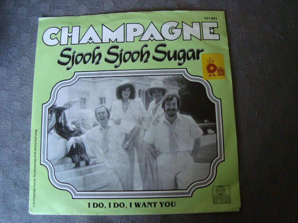 Champagne - sjooh sjooh sugar, Ophalen of Verzenden, Zo goed als nieuw, Pop, Single