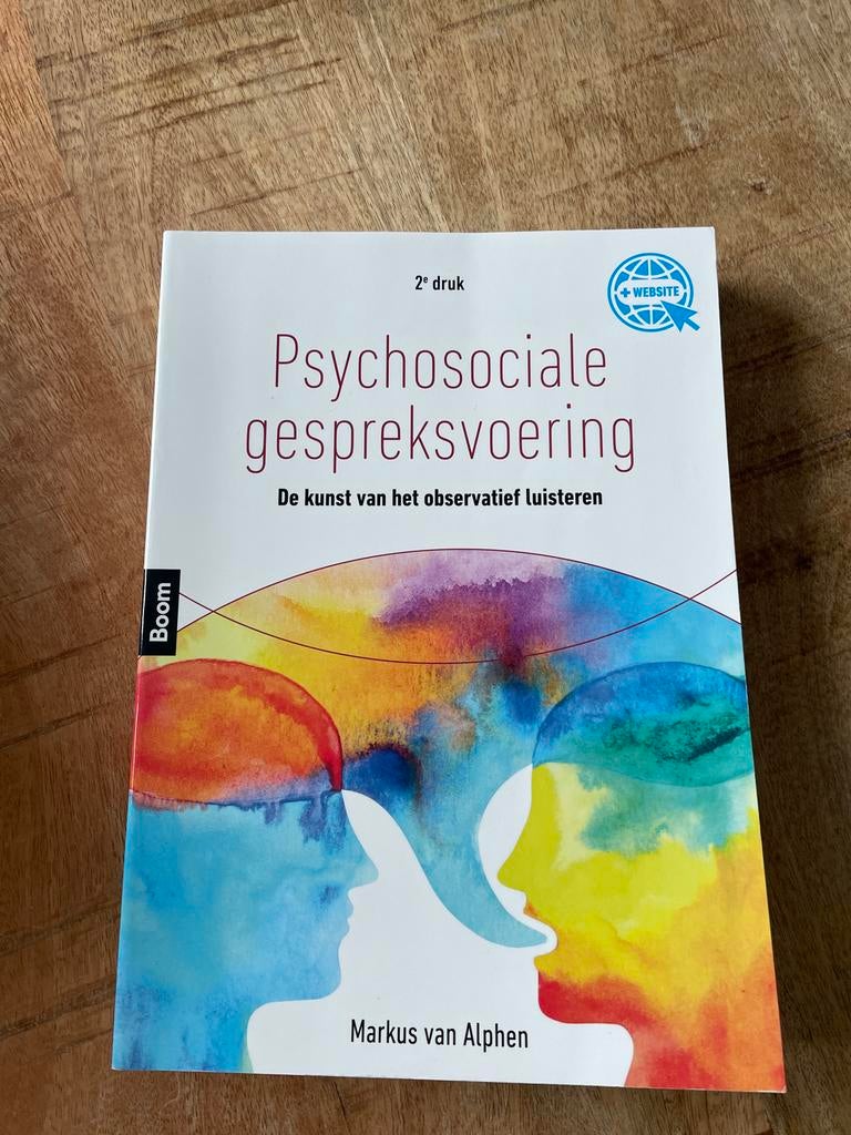 Psychosociale gespreksvoering - 2e druk, Ophalen of Verzenden, Gamma, Zo goed als nieuw, HBO