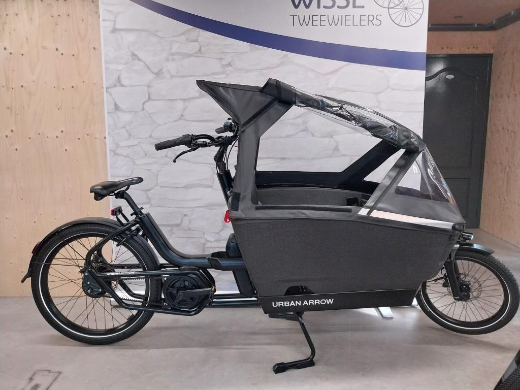 Jong gebruikte Urban Arrow FamilyNext incl. accessoires huif, Fietsen en Brommers, Fietsen | Bakfietsen, Zo goed als nieuw, Overige merken